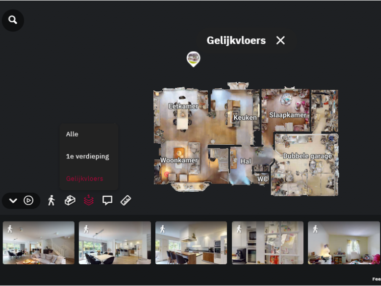 Matterport Color Floorplan